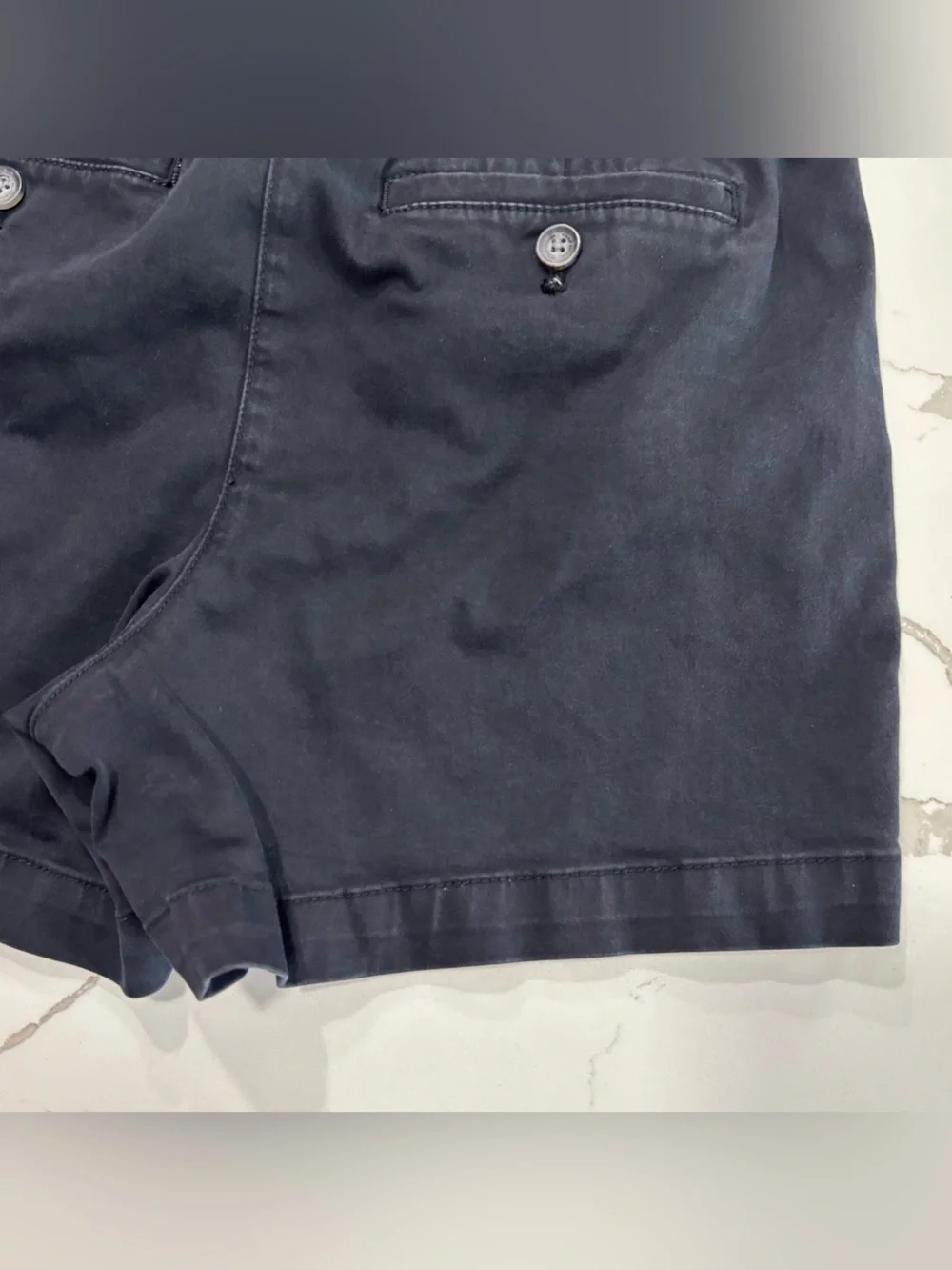 Tommy Bahama Black Soft Twill Cotton Lyocell Women's Casual Chino Shorts Size 4